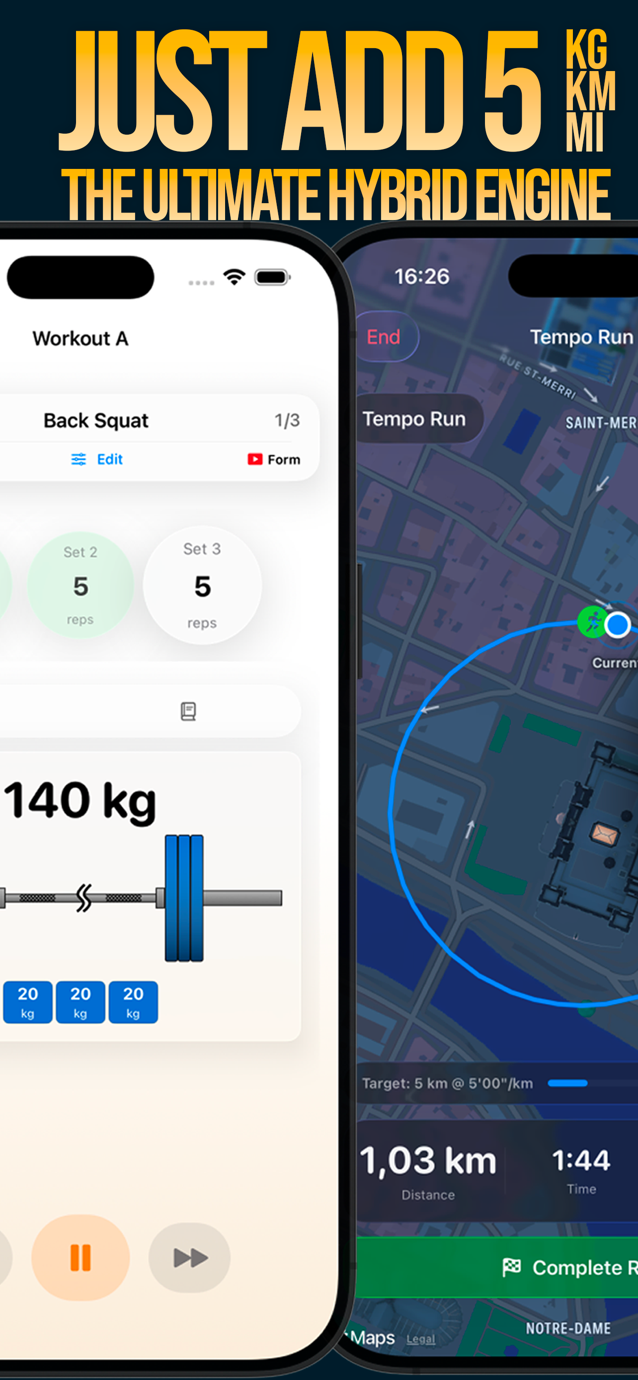 AddFive workout session